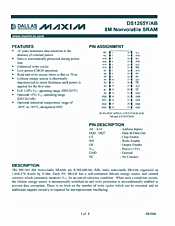 DataSheet DS1265Y pdf
